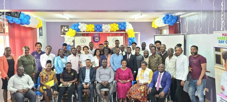 Photo with refugee participants in the training facilitated by Standford University Implemented by MUBS (2023)